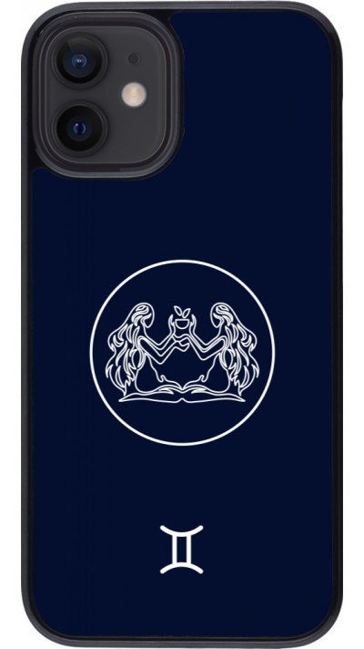 iPhone 12 mini Case Hülle - Astrologie Zwillinge
