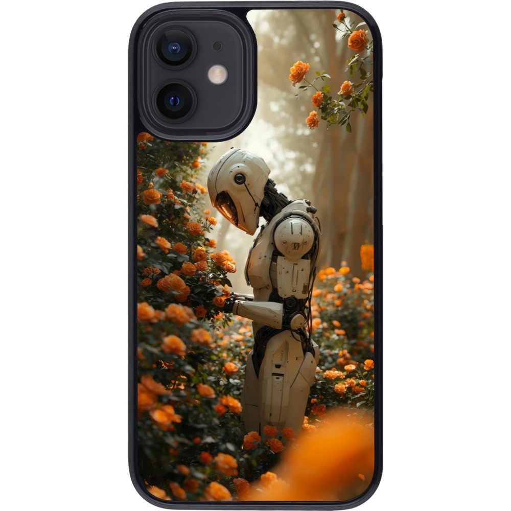 Coque iPhone 12 mini - Astronaut flowers 2025