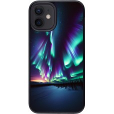 iPhone 12 mini Case Hülle - Funkelndes Nordlicht