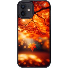 iPhone 12 mini Case Hülle - Herbst Magisch Orange