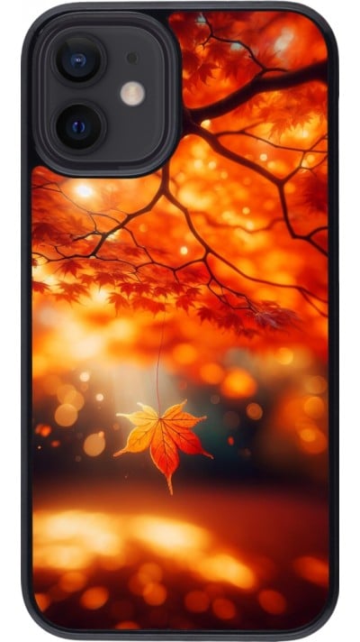 Coque iPhone 12 mini - Automne Magique Orange