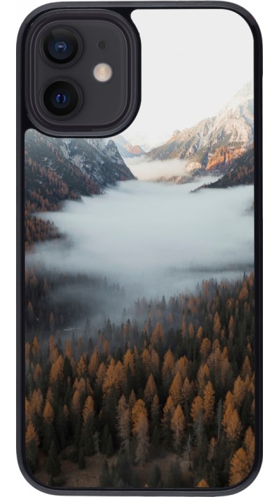 Coque iPhone 12 mini - Autumn 22 forest lanscape