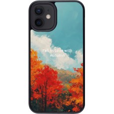 Coque iPhone 12 mini - Autumn 25 Fall in love