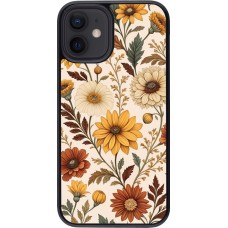 Coque iPhone 12 mini - Autumn 25 Flower pattern