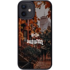 Coque iPhone 12 mini - Autumn 25 Hello autumn
