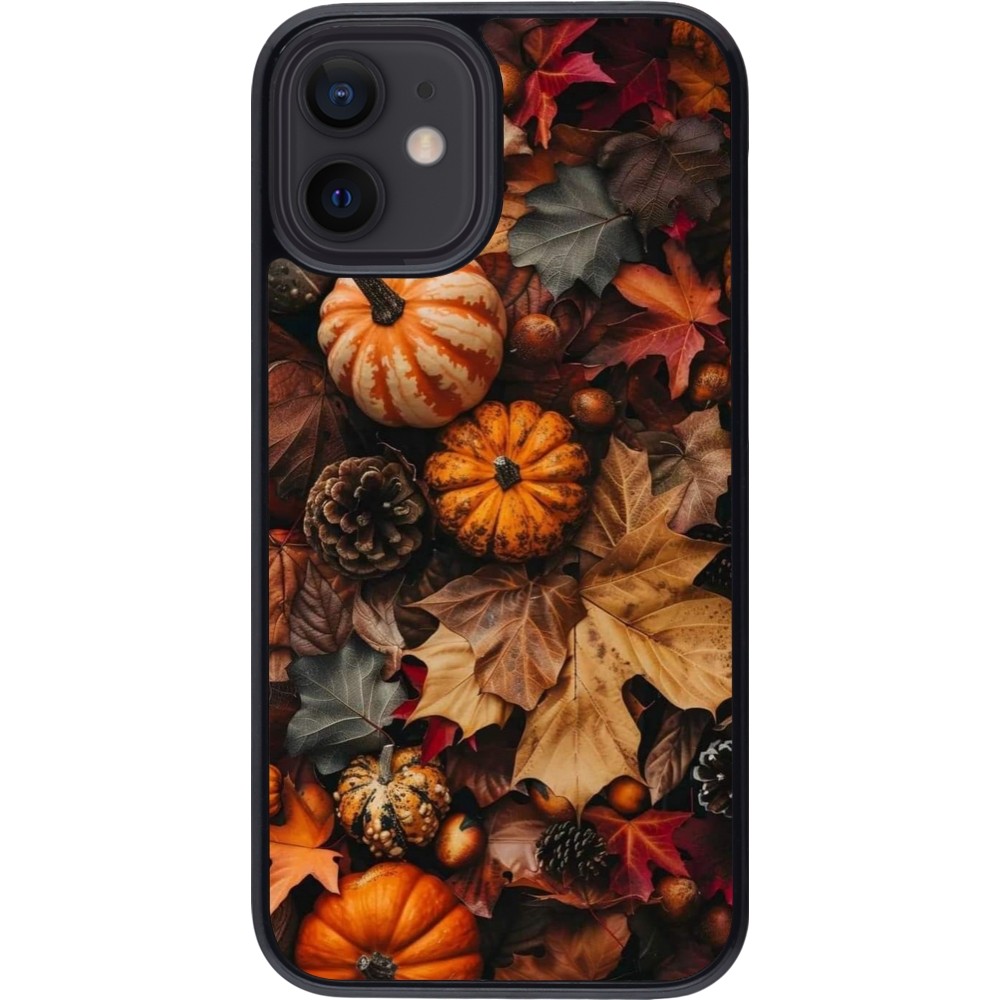 Coque iPhone 12 mini - Autumn 25 Pumpkin
