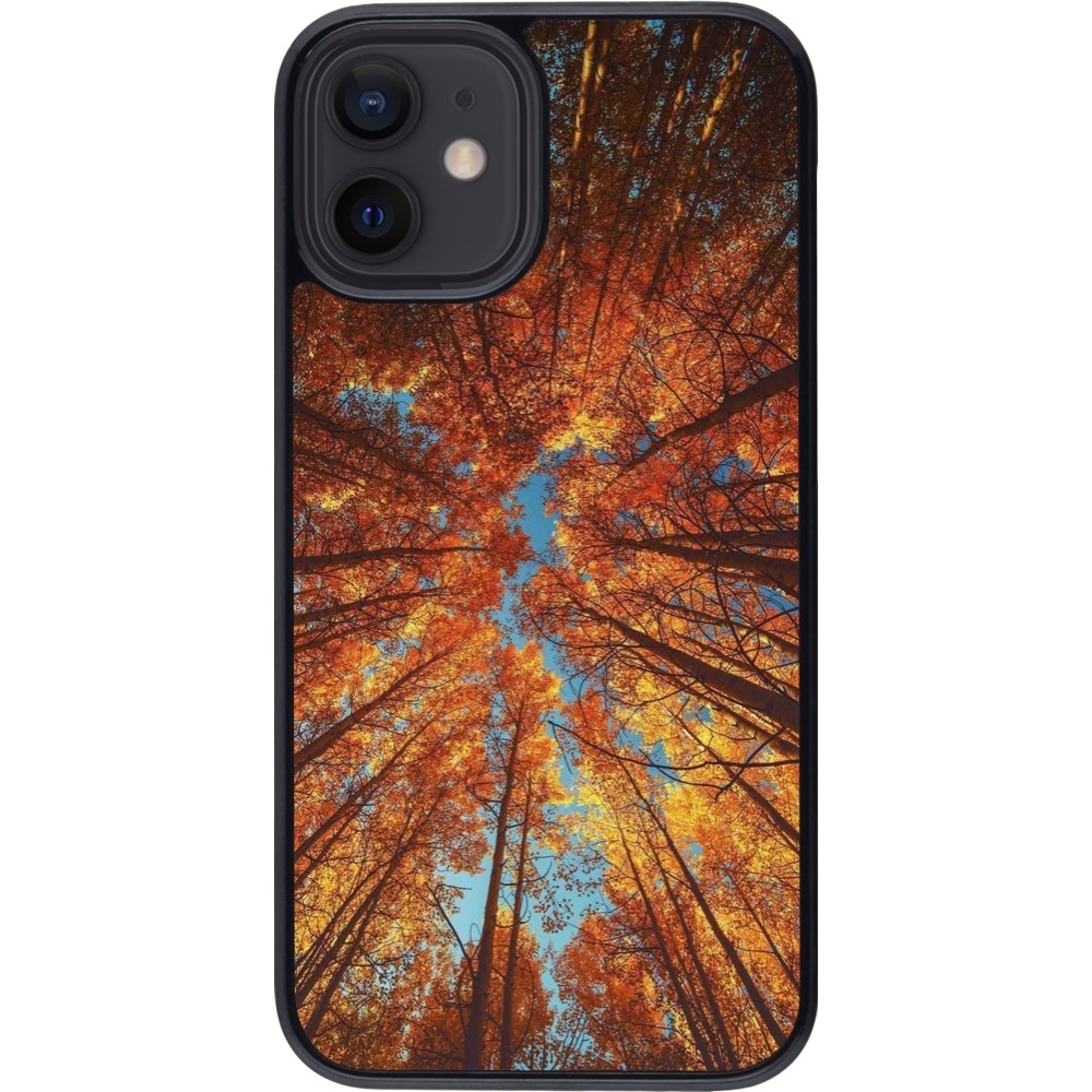 Coque iPhone 12 mini - Autumn 25 Trees