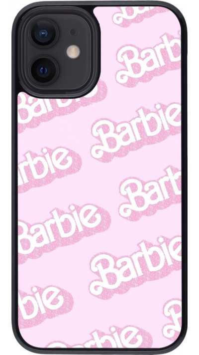 iPhone 12 mini Case Hülle - Barbie light pink pattern