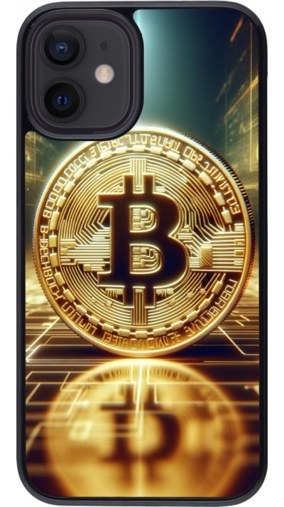 iPhone 12 mini Case Hülle - Bitcoin Stehen
