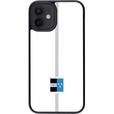 Coque iPhone 12 mini - Canton AG blanc