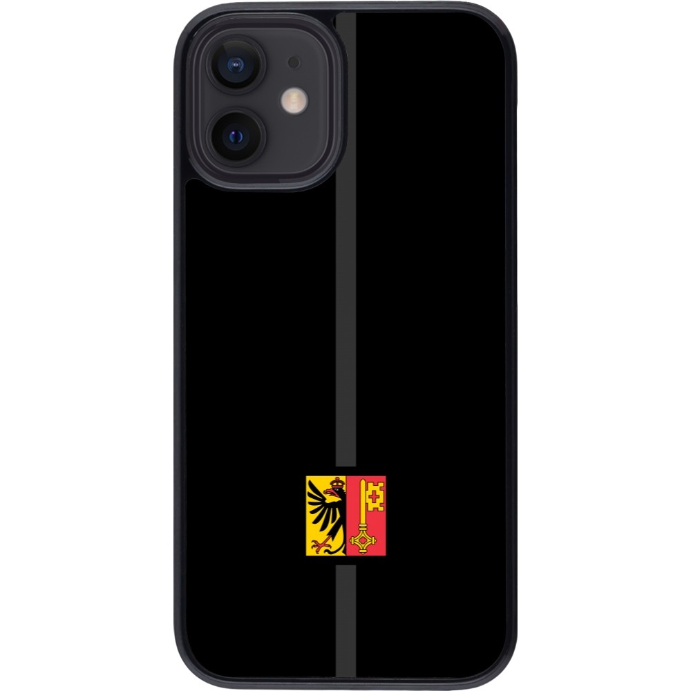 iPhone 12 mini Case Hülle - Kanton GE schwarz