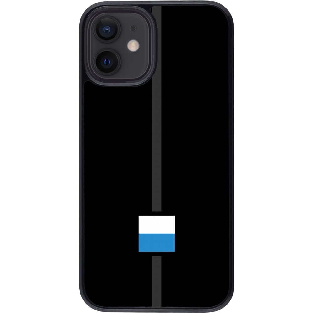 iPhone 12 mini Case Hülle - Kanton LU schwarz
