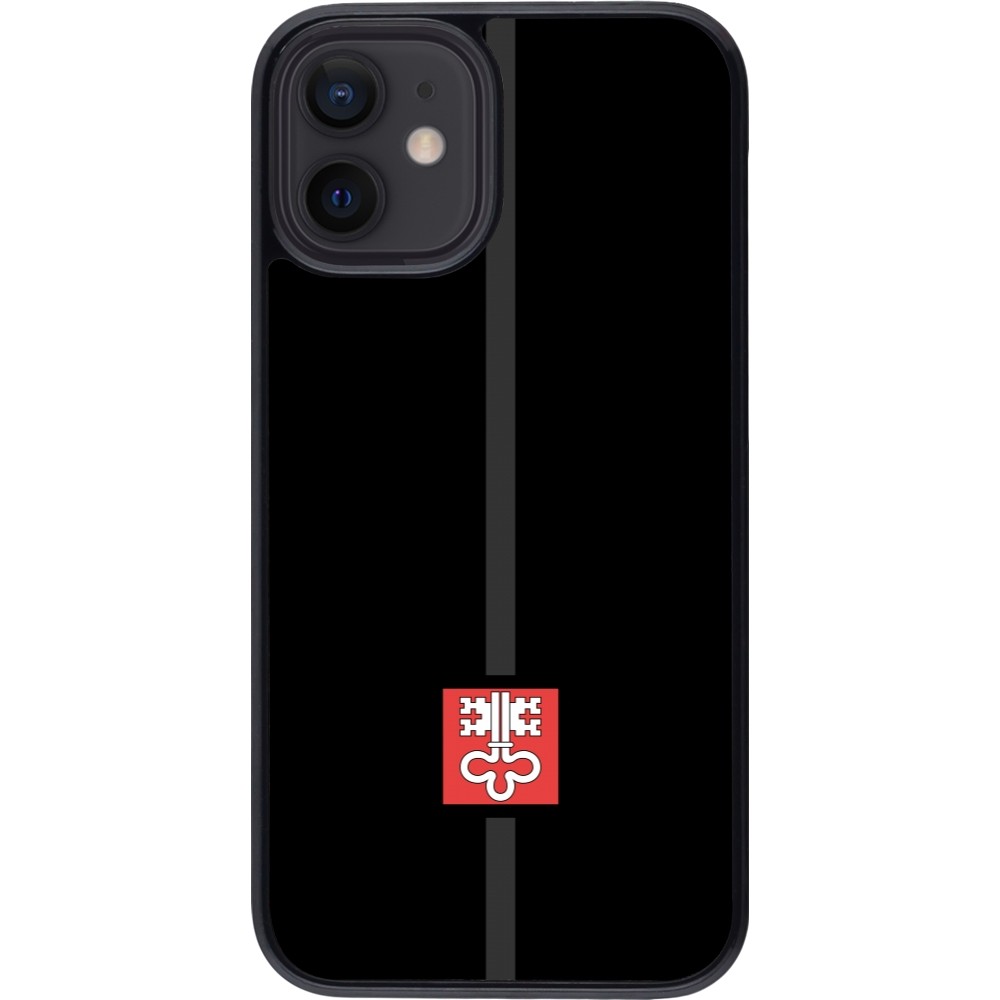 iPhone 12 mini Case Hülle - Kanton NW schwarz