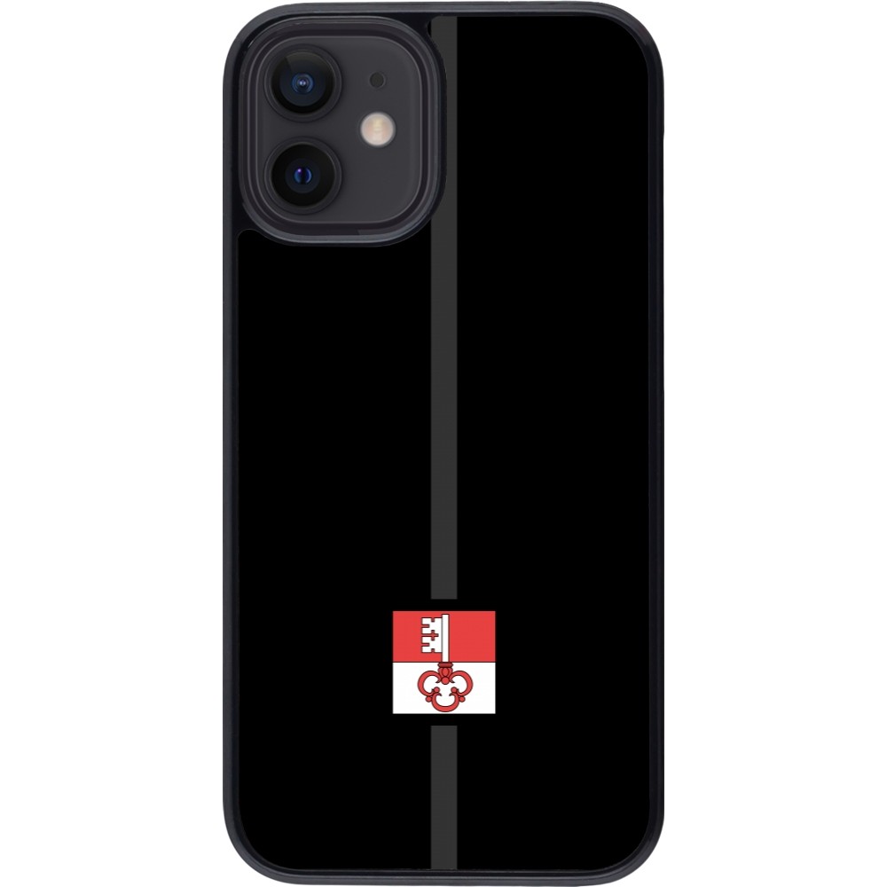iPhone 12 mini Case Hülle - Kanton OW schwarz
