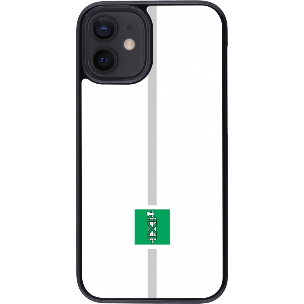 iPhone 12 mini Case Hülle - Kanton SG weiss