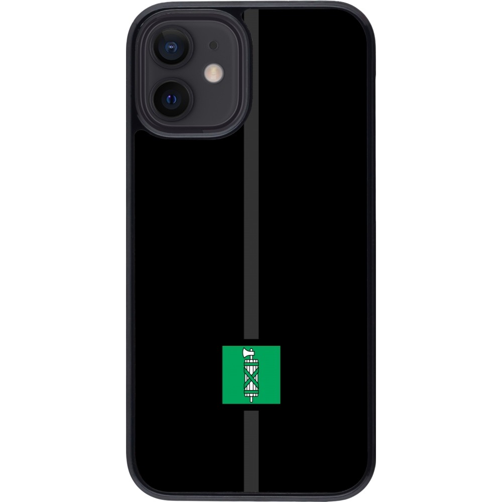 iPhone 12 mini Case Hülle - Kanton SG schwarz
