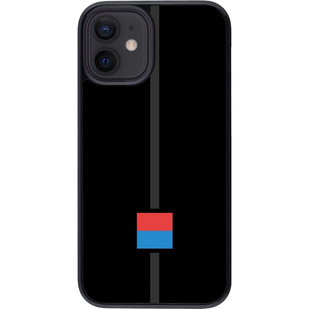 iPhone 12 mini Case Hülle - Kanton TI schwarz