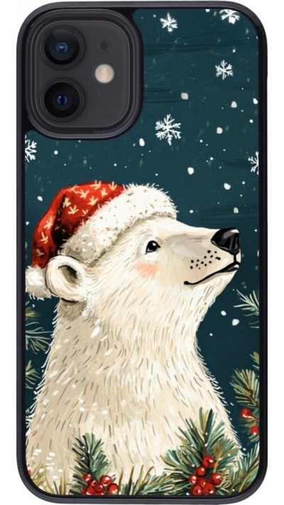 Coque iPhone 12 mini - Christmas 25 Bear