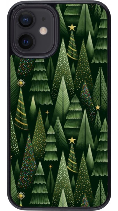 Coque iPhone 12 mini - Christmas 25 Pattern Xmas Tree