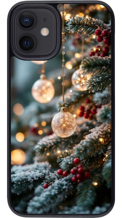 Coque iPhone 12 mini - Christmas 25 Xmas Decorated Tree