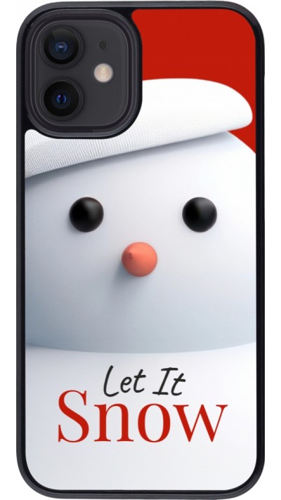 Coque iPhone 12 mini - Christmas 25 Xmas Snowman