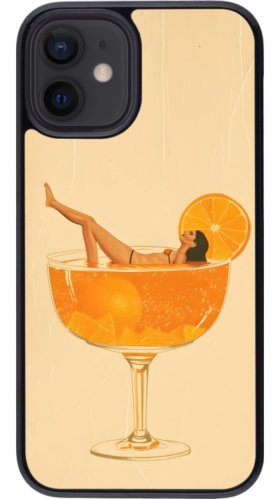 Coque iPhone 12 mini - Cocktail bain vintage