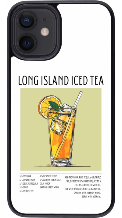 Coque iPhone 12 mini - Cocktail recette Long Island Ice Tea