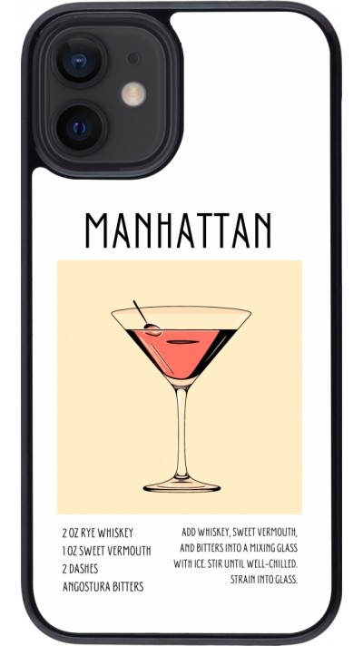 Coque iPhone 12 mini - Cocktail recette Manhattan