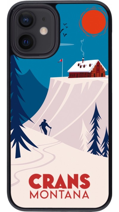 Coque iPhone 12 mini - Crans-Montana Cabane