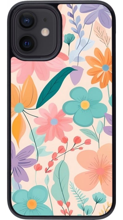 Coque iPhone 12 mini - Easter 2024 spring flowers