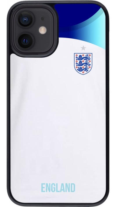Coque iPhone 12 mini - Maillot de football Angleterre 2022 personnalisable