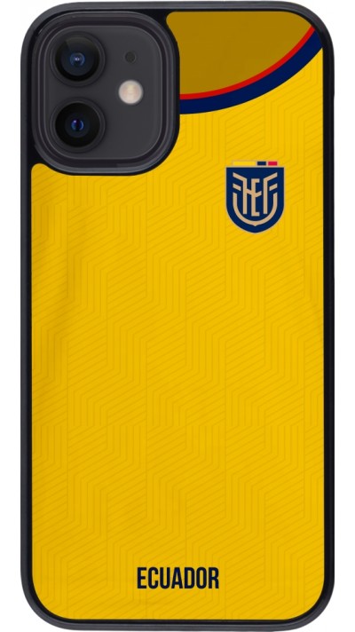 Coque iPhone 12 mini - Maillot de football Equateur 2022