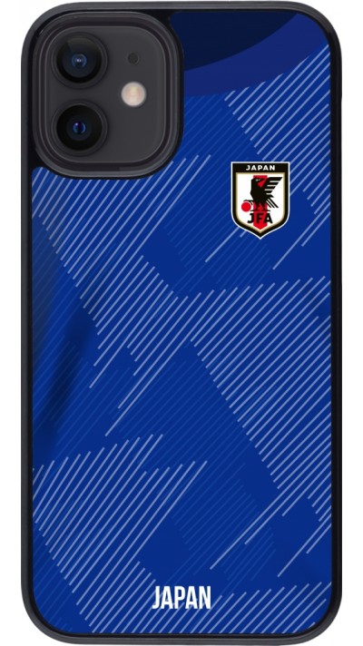 Coque iPhone 12 mini - Maillot de football Japon 2022 personnalisable