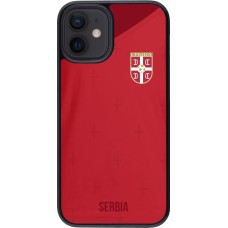 iPhone 12 mini Case Hülle - Serbien 2022 personalisierbares Fussballtrikot