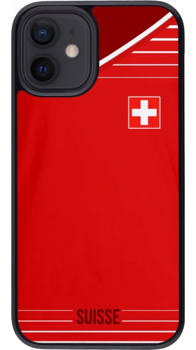 Hülle iPhone 12 mini - Football shirt Switzerland 2022