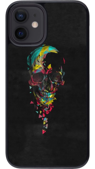 iPhone 12 mini Case Hülle - Halloween 22 colored skull