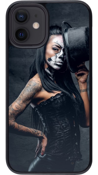 iPhone 12 mini Case Hülle - Halloween 22 Tattooed Girl