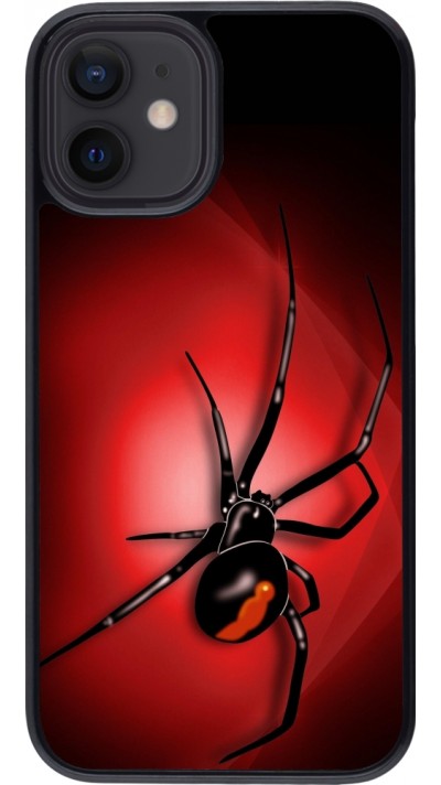 Coque iPhone 12 mini - Halloween 2023 spider black widow