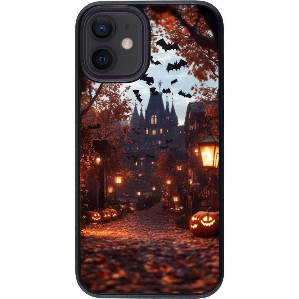 iPhone 12 mini Case Hülle - Halloween 2025 Haunted house