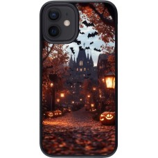 iPhone 12 mini Case Hülle - Halloween 2025 Haunted house