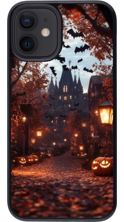 iPhone 12 mini Case Hülle - Halloween 2025 Haunted house