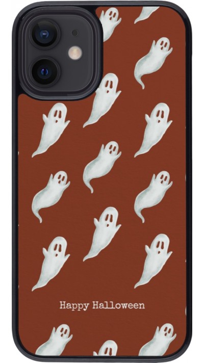 iPhone 12 mini Case Hülle - Halloween 2025 Pattern of ghosts
