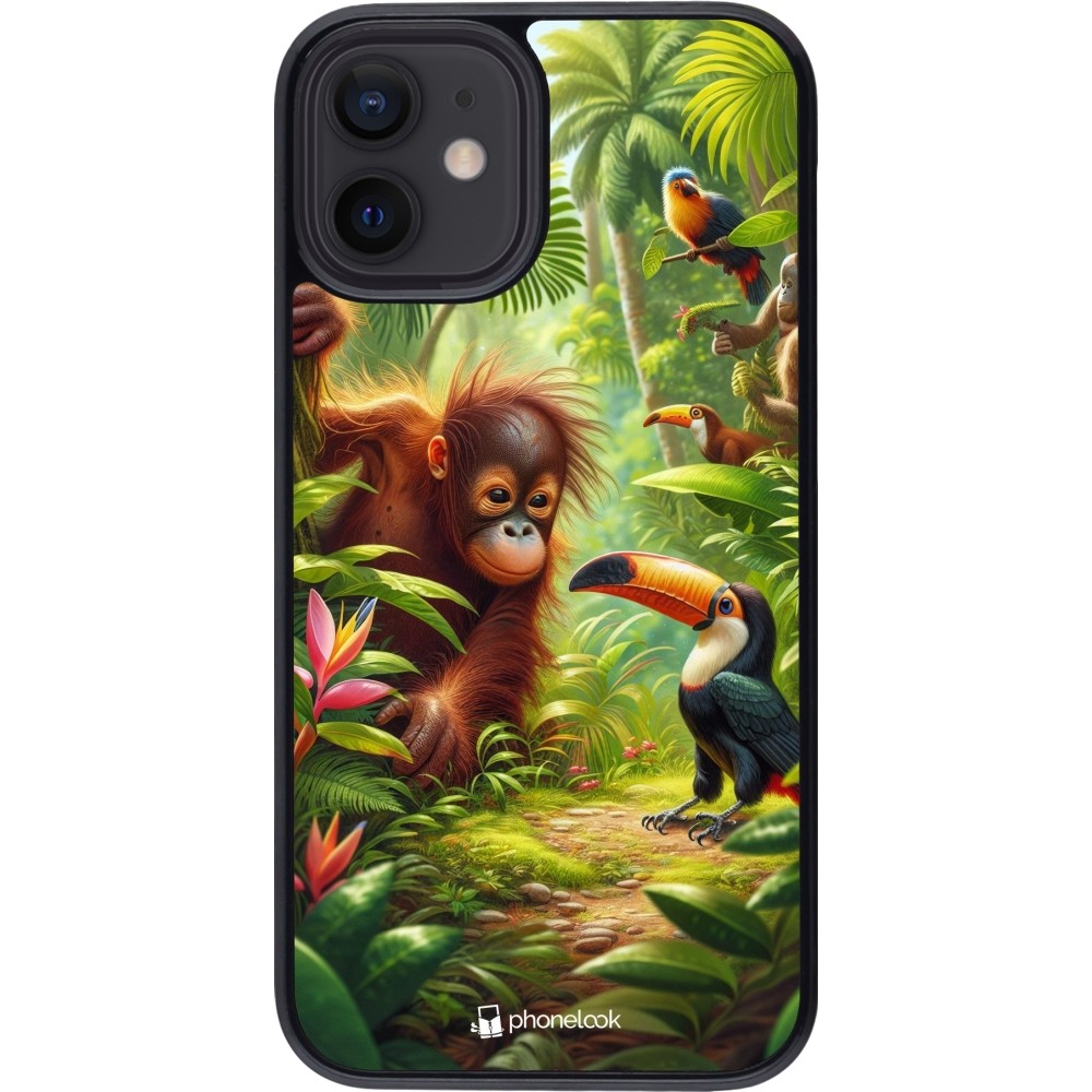 iPhone 12 mini Case Hülle - Tropischer Dschungel Tayrona