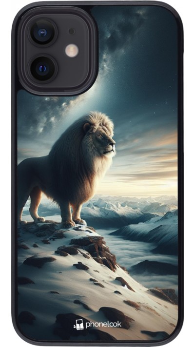 Coque iPhone 12 mini - Le lion blanc