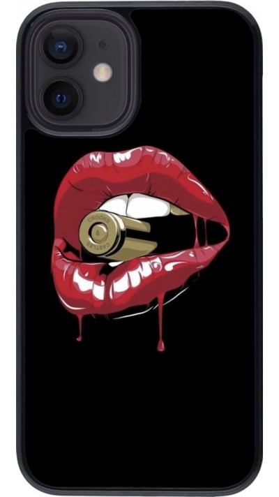 Coque iPhone 12 mini - Lips bullet