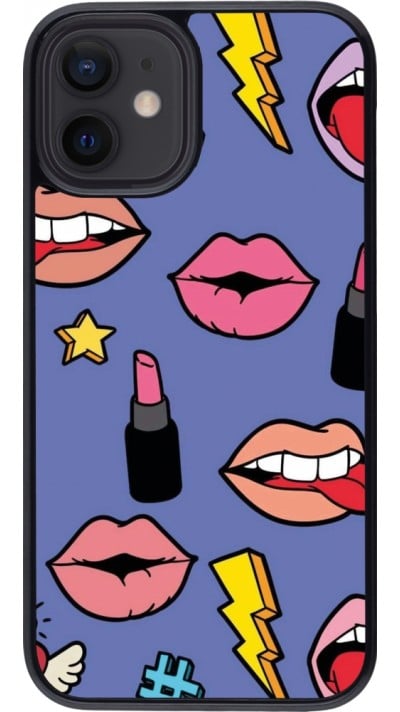 Coque iPhone 12 mini - Lips and lipgloss