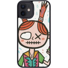 Coque iPhone 12 mini - Little Girl Sketch