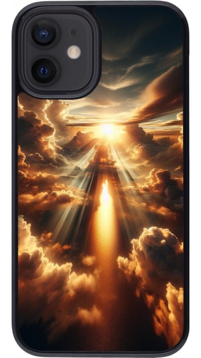 iPhone 12 mini Case Hülle - Himmelsleuchten Zenit