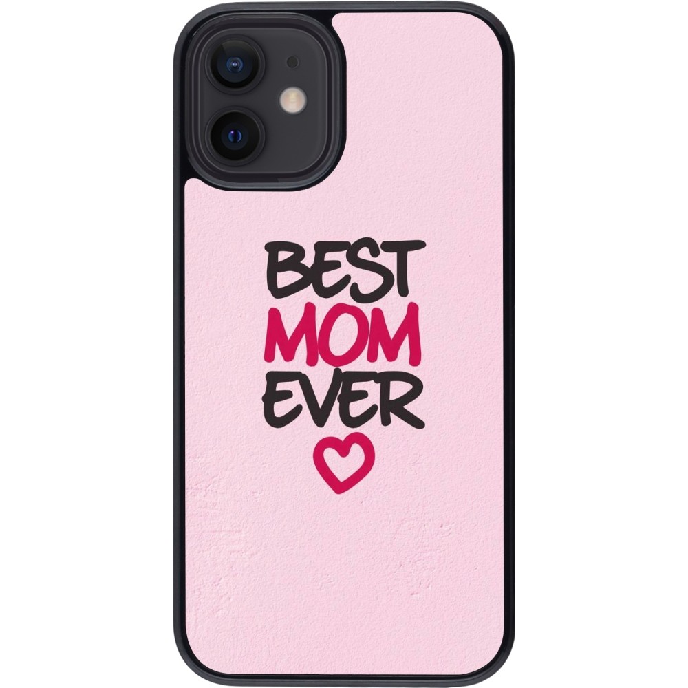 iPhone 12 mini Case Hülle - Mom 2023 best Mom ever pink