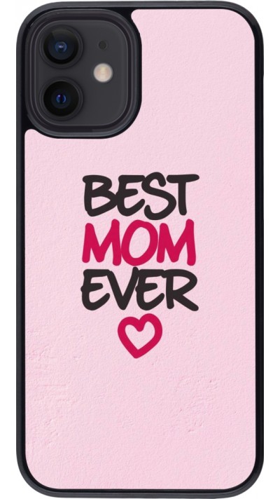 Coque iPhone 12 mini - Mom 2023 best Mom ever pink